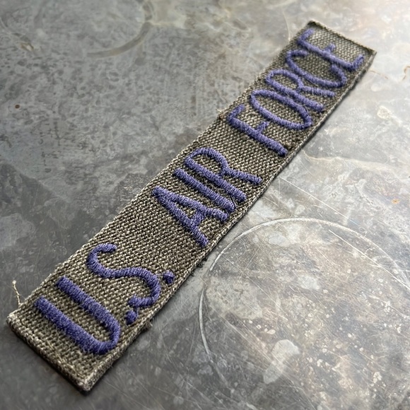 U.S. AIR FORCE embroidered tape patch - Vintage - Picture 3 of 10